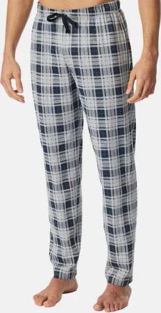 Schiesser Schlafhose Mix & Relax (1-tlg) Schlafanzug Hose - Baumwolle - Atmungsaktiv - Bund mit Bindeband