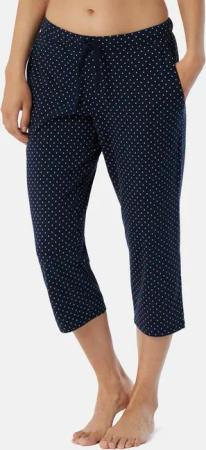 Schiesser Schlafhose Mix & Relax Organic Cotton (1-tlg) Schlafanzug Hose 3/4 lang - Baumwolle