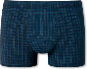 Schiesser Shorts - Gr. S/4 - dunkelblau/kariert