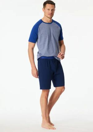 Schiesser Shorty "95/5 Nightwear" 2 mit Rundhalsausschnitt, Kurzarm, in Single-Jersey Qualität