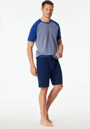 Schiesser Shorty 95/5 Nightwear (2 tlg) mit Rundhalsausschnitt, Kurzarm, in Single-Jersey Qualität