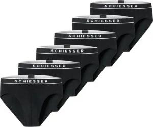 Schiesser Slip 95/5 - Organic Cotton (3-St) sportlicher Webgummibund mit SCHIESSER-Logo-Prägung