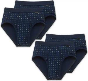 Schiesser Slip Essentials (4-St) mit Eingriff, gemustert, im 4er Pack