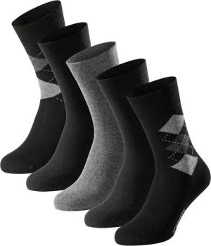 Schiesser Socken Bluebird (5-Paar) druckfreier Bund, Fersen und Zehen handgekettelt, Cotton-Mix