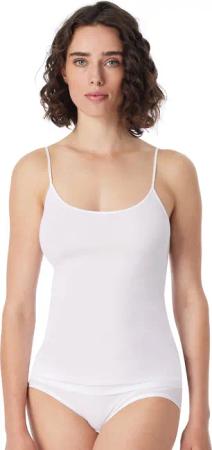 Schiesser Spaghettitop "Luxury" ohne störende Seitennähte, schmale Träger, extraflache Abschlüsse