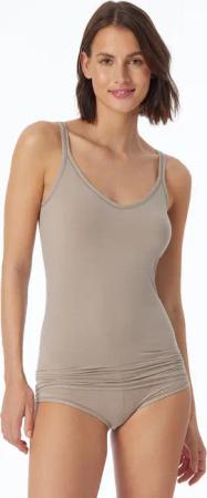 Schiesser Spaghettitop "Personal Fit" V-Ausschnitt, atmungsaktiv, schmale Träger