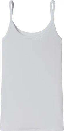 Schiesser Spaghettitop Pure Rib Spaghetti-top unterhemd unterziehtop