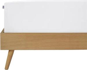 Schiesser Spannbettlaken Finni aus wärmender Baumwolle, Feinbiber, Gummizug: rundum, (1 Stück), für Matratzen bis zu 18 cm Höhe, Made in Green