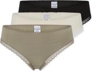 Schiesser String "Modern Multipacks" 3er Pack, Spitzenbänder, Baumwollmischung, Single Jersey