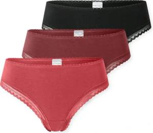 Schiesser String "Modern Multipacks" 3er Pack, Spitzenbänder, Baumwollmischung, Single Jersey