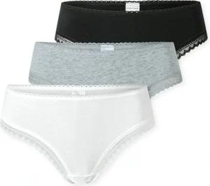 Schiesser String "Modern Multipacks" 3er Pack, Spitzenbänder, Baumwollmischung, Single Jersey