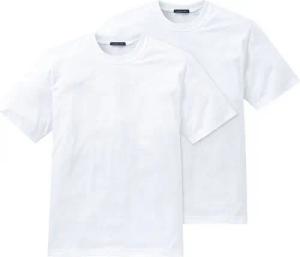 Schiesser T-Shirt Essentials (2-tlg) mit Rundhals-Ausschnitt, formstabil, verstärkte Halsnaht, im 2er Pack