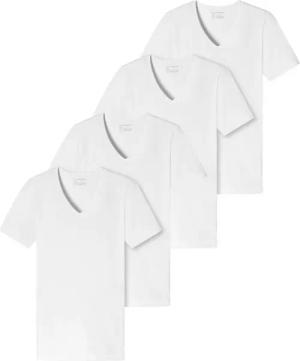 Schiesser T-Shirt V-Ausschnitt, kurzarm, im 4er Pack