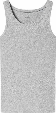 SCHIESSER Top - Unterhemd grau-mel hellgrau | 40