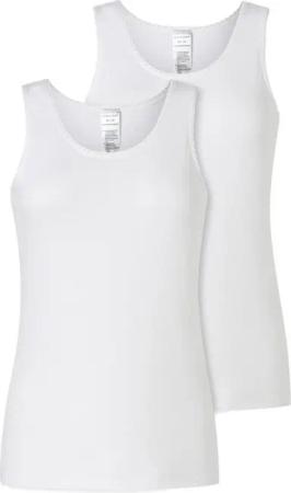 Schiesser Unterhemd 2er Pack 95/5 Modern Cotton (Spar-Set) Unterhemd / Top - Baumwolle - Atmungsaktiv