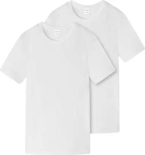 Schiesser Unterhemd 2er Pack Teens Boys 95/5 Organic Cotton (Spar-Set, 2-St) Unterhemd / Shirt Kurzarm - Baumwolle - Mit rundem Halsausschnitt