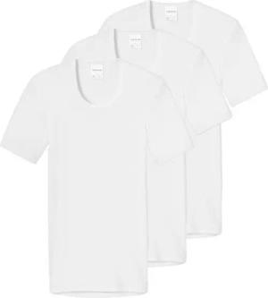 Schiesser Unterhemd 3er Pack Original Classics Doppelripp (Spar-Set, 3-St) Unterhemd / Shirt Kurzarm - Baumwolle - Atmungsaktiv
