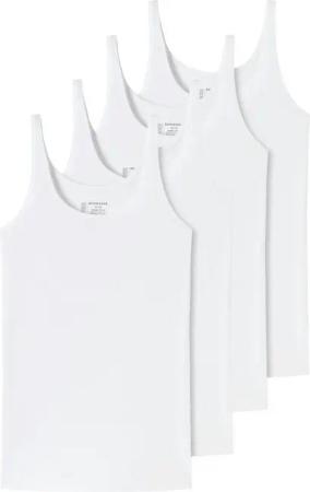 Schiesser Unterhemd 4er Pack 95/5 Organic Cotton (Spar-Set, 4-St) Unterhemd / Top - Baumwolle