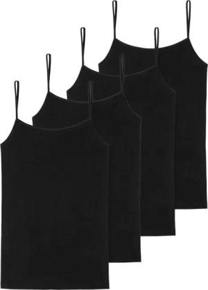 Schiesser Unterhemd 4er Pack 95/5 Organic Cotton (Spar-Set) Spaghetti Top - Baumwolle