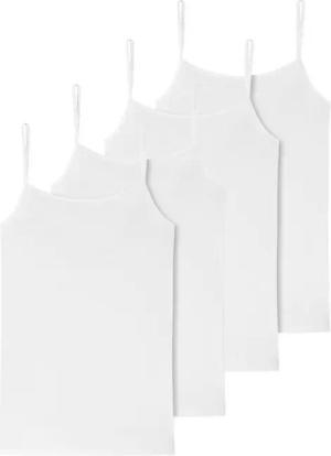 Schiesser Unterhemd 4er Pack 95/5 Organic Cotton (Spar-Set) Spaghetti Top - Baumwolle