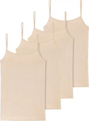 Schiesser Unterhemd 4er Pack 95/5 Organic Cotton (Spar-Set) Spaghetti Top - Baumwolle