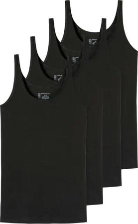 Schiesser Unterhemd 4er Pack 95/5 Organic Cotton (Spar-Set) Unterhemd / Top - Baumwolle