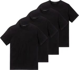 Schiesser Unterhemd 4er Pack American (Spar-Set, 4-St) Unterhemd / Shirt Kurzarm - Baumwolle