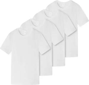 Schiesser Unterhemd 4er Pack Teens Boys 95/5 Organic Cotton (Spar-Set, 4-St) Unterhemd / Shirt Kurzarm - Baumwolle - Mit rundem Halsausschnitt