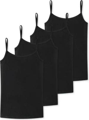 Schiesser Unterhemd 4er Pack Teens Girls 95/5 Organic Cotton (Spar-Set, 4-St) Spaghetti Top - Baumwolle - Unifarbenes Design, Mit schmalen Trägern