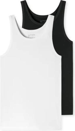 Schiesser Unterhemd "95/5" 2er-Pack, mit seitlichen Nähten