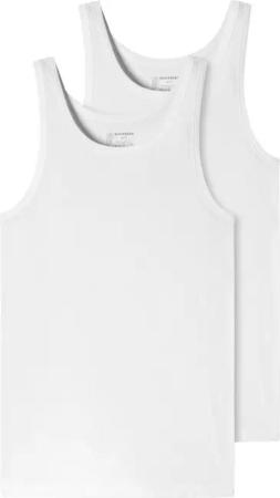 Schiesser Unterhemd 95/5 (2er-Pack) mit seitlichen Nähten