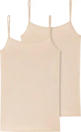 Schiesser Unterhemd "95/5" 2er-Pack, mit Spaghetti-Trägern