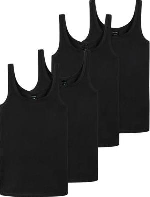 Schiesser Unterhemd 95/5 Organic Cotton (4-St) unterhemd unterzieh-shirt ärmellos