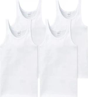 Schiesser Unterhemd Essentials (Mehrpack, 2-St., 4 Stück) Feinripp, strapazierfähig+ langlebig, weich auf der Haut im 4er Pack