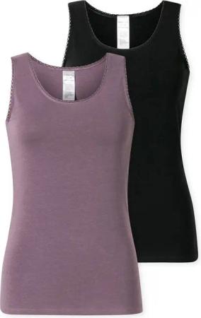 Schiesser Unterhemd Modern Multipacks (2-St) träger-top shirt ärmellos