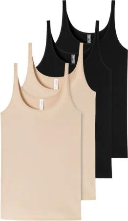 Schiesser Unterhemd Organic Cotton (Mehrpack, 2-St) ohne störendes Innenetikett