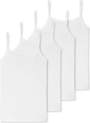 Schiesser Unterhemd Organic Cotton (Mehrpack, 4-St., 4 Stück) mit Spaghettiträgern, ohne störendes Innenetikett im 4er Pack