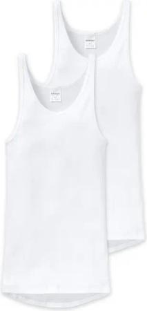 Schiesser Unterhemd "Original Classics" 2er Pack, mit etwas längerer Rückenpartie