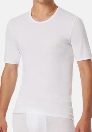 Schiesser Unterhemd Original Classics Feinripp (1-St) Unterhemd / Shirt Kurzarm - Baumwolle - Atmungsaktiv