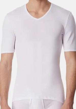 Schiesser Unterhemd Original Classics Feinripp (1-St) Unterhemd / Shirt Kurzarm - Baumwolle - Atmungsaktiv