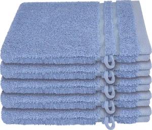 Schiesser Waschhandschuh "Milano im 5er Set" mit Webbordüre