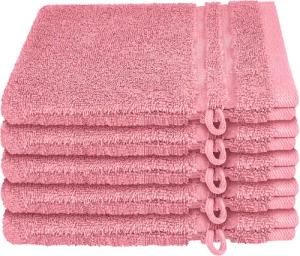 Schiesser Waschhandschuh "Milano im 5er Set" mit Webbordüre