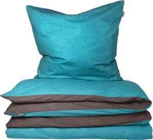Schiesser Wendebettwäsche Doubleface aus weicher Baumwolle mit edlem Melangeeffekt, Renforcé, 2 teilig, ab Größe 135x200 cm erhältlich, Made in Green