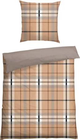 Schiesser Wendebettwäsche "Lenni aus weicher Baumwolle im klassischen Karo" 2 Stk. Made in Green