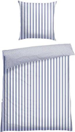 Schiesser Wendebettwäsche Marie aus weicher Baumwolle und Streifen Allover, Renforcé, 2 teilig, MADE IN GREEN by OEKO-TEX®