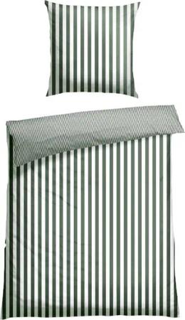 Schiesser Wendebettwäsche Marie aus weicher Baumwolle und Streifen Allover, Renforcé, 2 teilig, MADE IN GREEN by OEKO-TEX®