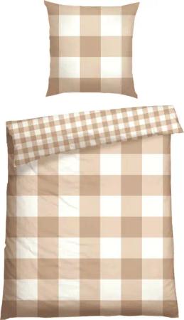 Schiesser Wendebettwäsche "Melvin aus weicher Baumwolle mit Karos" 2 Stk. Made in Green