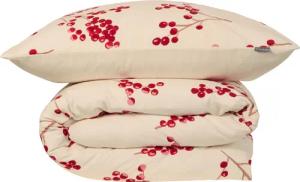 Schiesser Wendebettwäsche "Rowan aus weicher Baumwolle in wunderschönem Beerenprint" 2 Stk. Made in Green