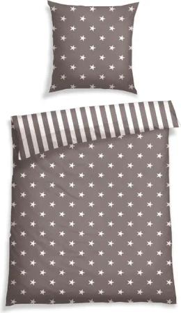 Schiesser Wendebettwäsche "Stars & Stripes aus weicher Baumwolle mit Sternenprint" 2 Stk. tlg. MADE IN GREEN by OEKO-TEX-zertifiziert