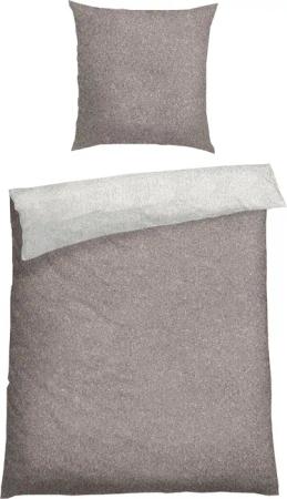 Schiesser Wendebettwäsche "Vinnie aus weicher Baumwolle mit edlem Melangeeffekt" 2 Stk. MADE IN GREEN by OEKO-TEX-zertifiziert